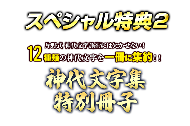 片野式 神代文字施術 ～古代の力を皮膚に描き痛みを瞬時に解放する